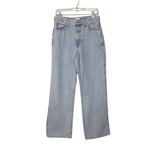 Sunday‎ Best Aritzia High Rise Wide Leg Light Wash Jeans Sz 8 EUC